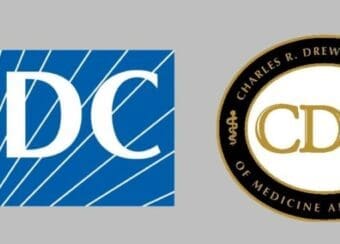 CDC and Charles R. Drew University of Medicine and Science logos next to each other.