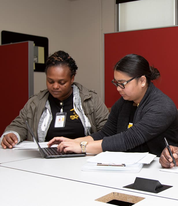 students studying 