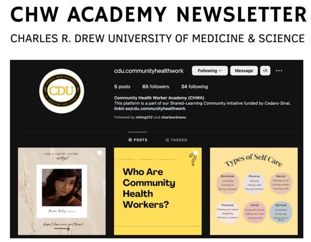 CHW Academy Newsletter
