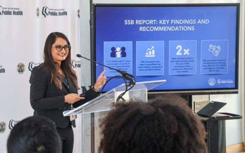 The Los Angeles County Department of Public Health hosted the LA County Health Survey launch event on campus.