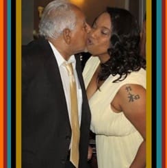 Albert Jerome Saunders kissing