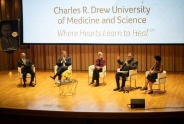 Panelists seated