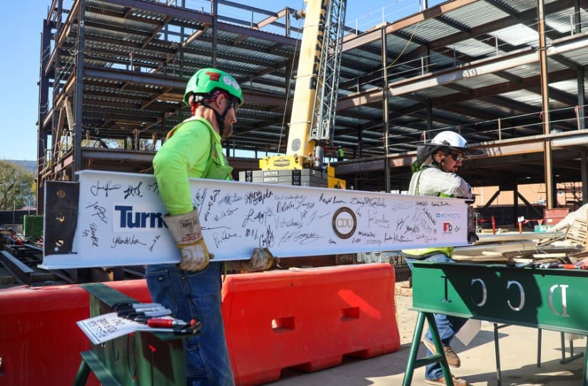 CDU Celebrates Topping Off Ceremony for Health Professions Education Building