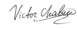 Victor Chaban, PhD, MSCR signature