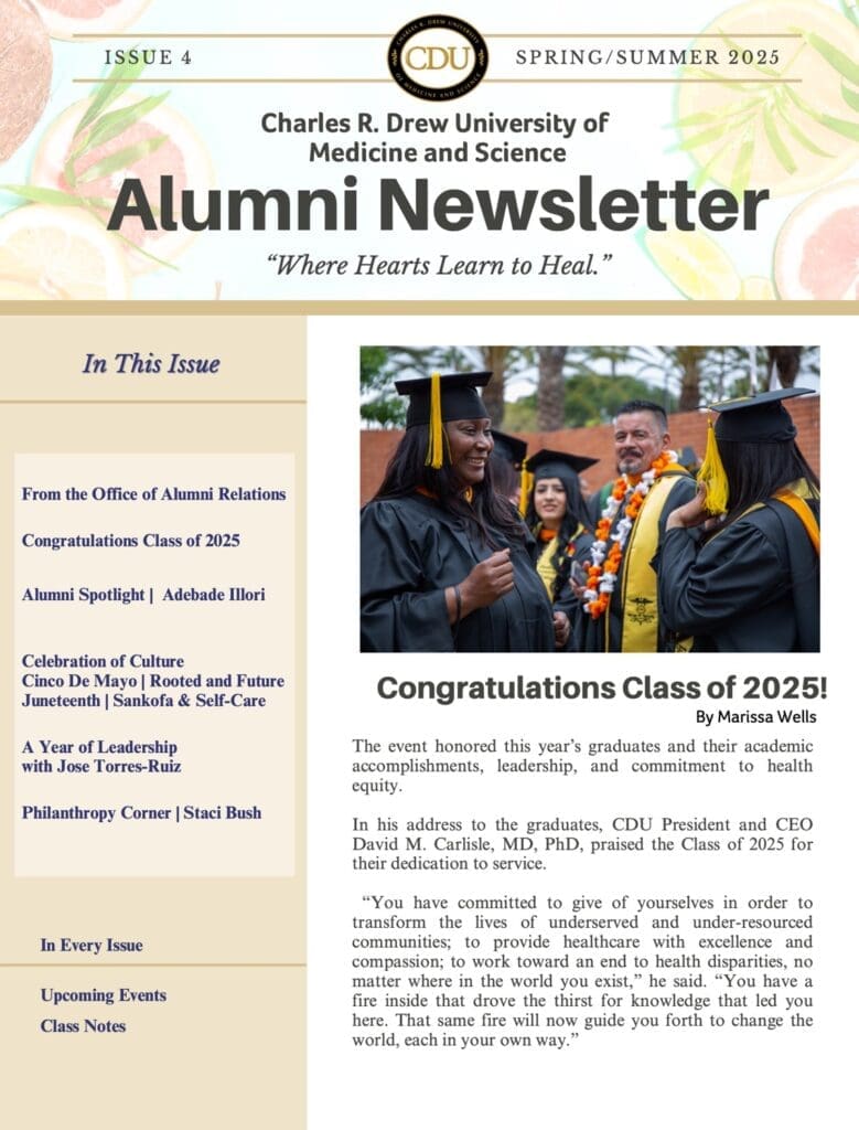 Alumni Newsletter Summer 2025