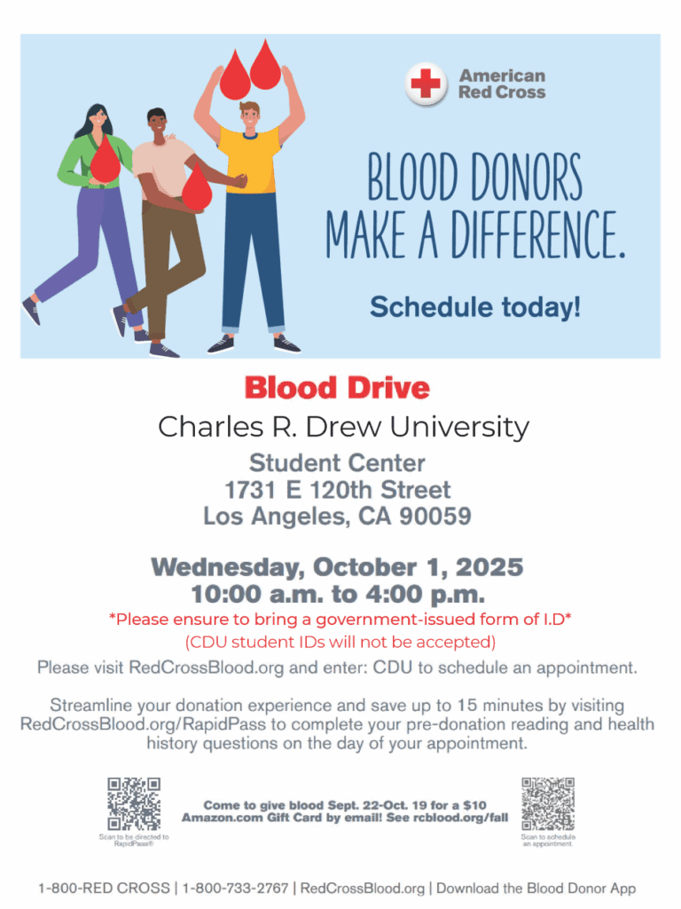 10.1 CDU Blood Drive October