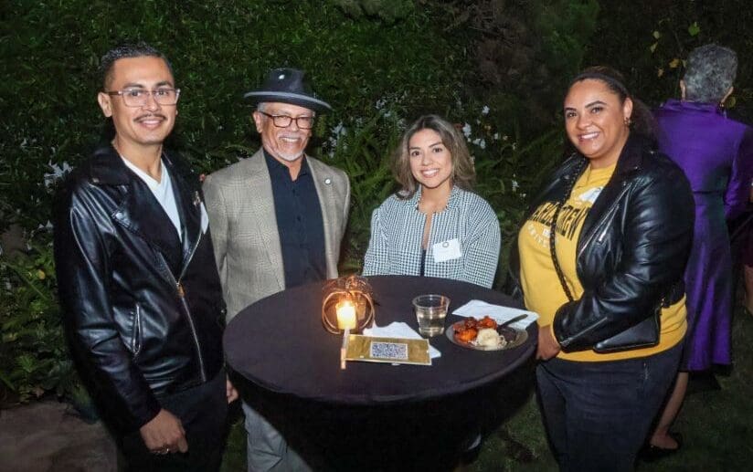 Dr Carlisle with alumni