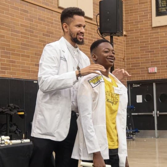 CDU Pipeline Program student and mentor