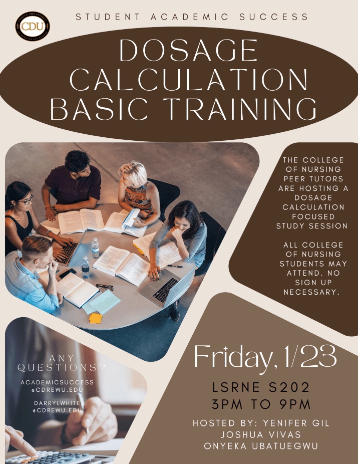 Dosage Calculation flyer