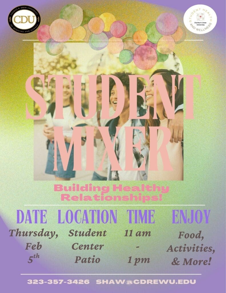 students and balloons