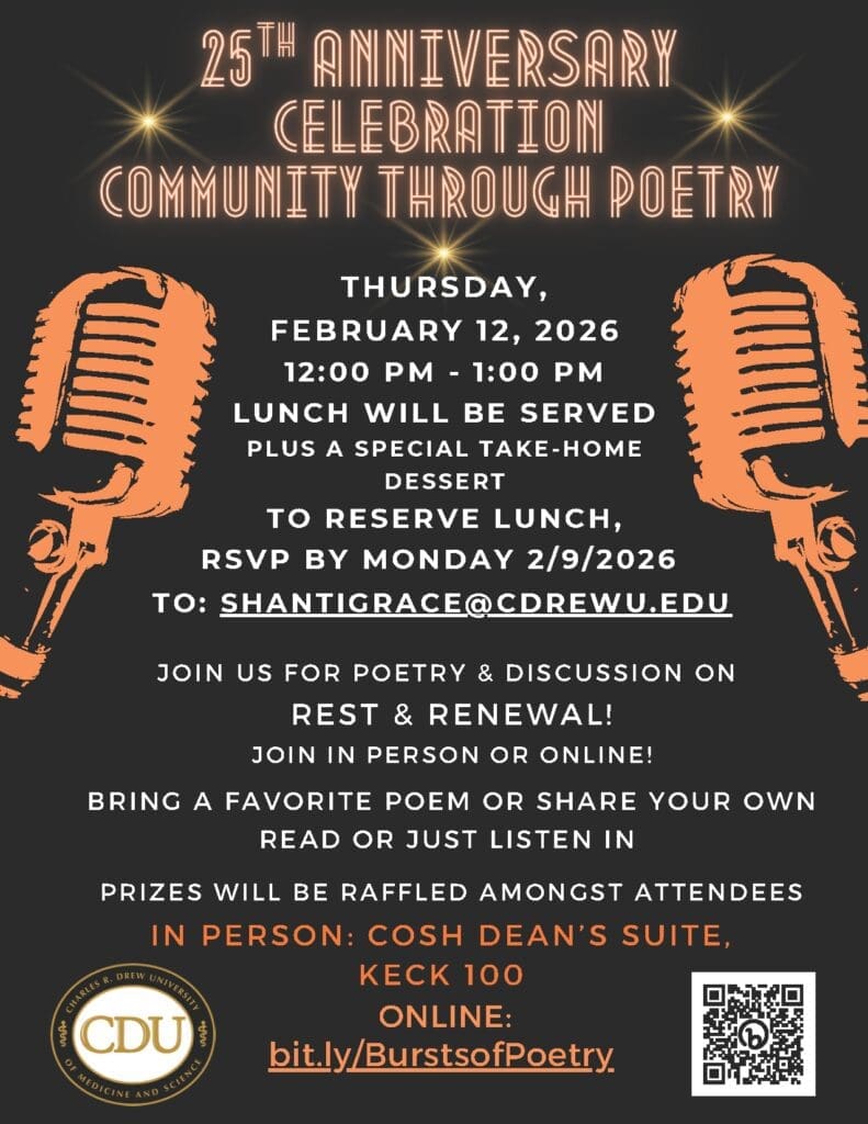 Community Through Poetry 2/12 flyer