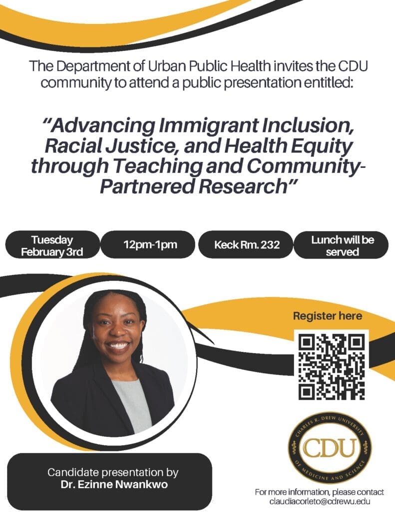 Dr.-Ezzine-Nwanko- Assistant Professor Candidate Presentation