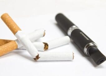 Conventional-Cigarettes-and-an-E-Cigarette