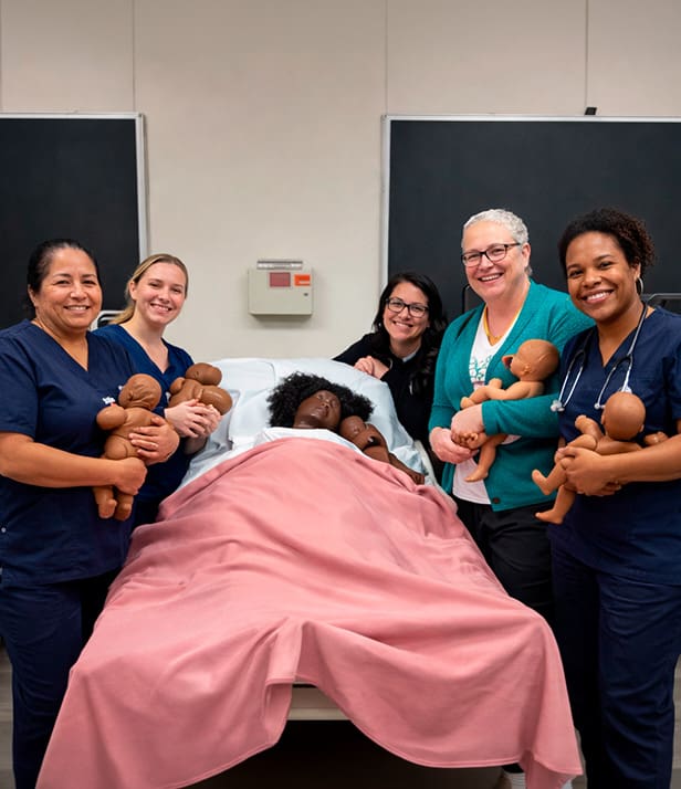 Teachers with students in LEP2