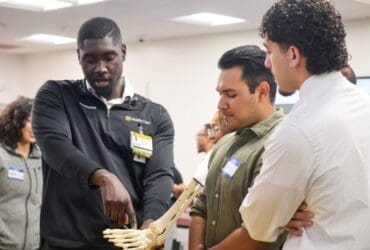 Physician-and-students-in-classroom