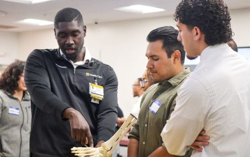 Physician-and-students-in-classroom