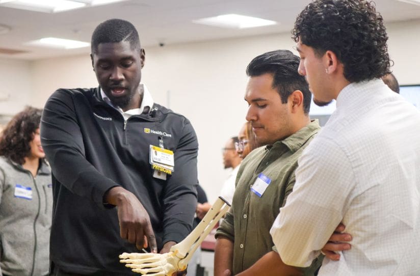 Physician-and-students-in-classroom