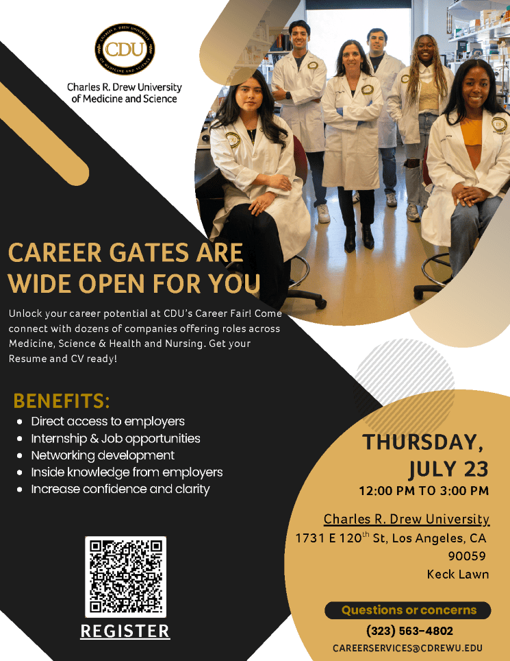 students wearing white coats