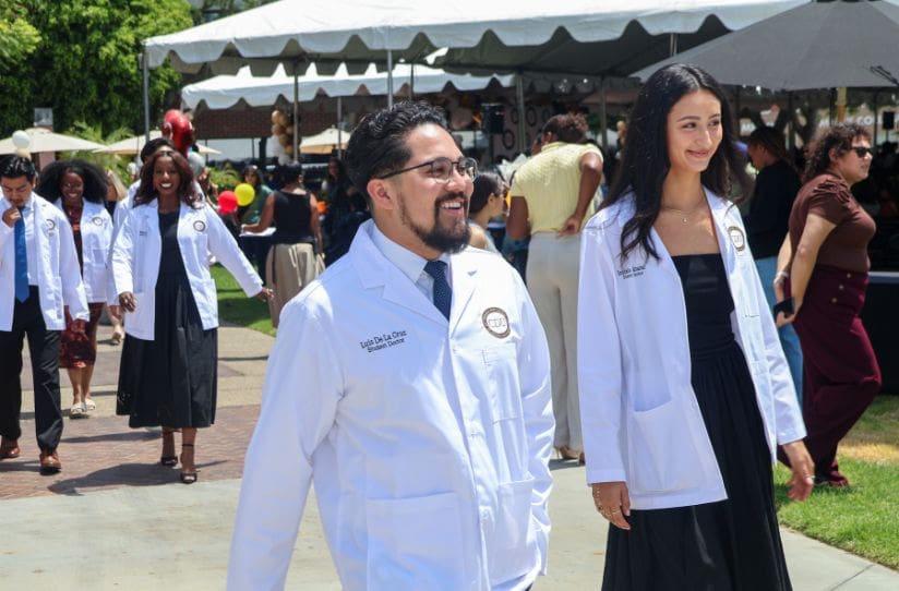 Students in White coat